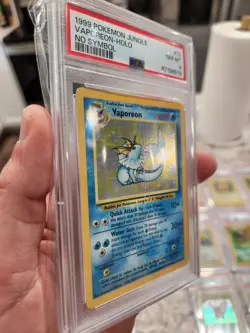 Pokemon Jungle Holo No Symbol Error Set All 16 Holos, 15 PSA 8, 1 PSA 9 English - Image 4