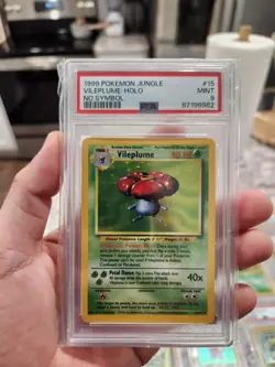 Pokemon Jungle Holo No Symbol Error Set All 16 Holos, 15 PSA 8, 1 PSA 9 English - Image 5