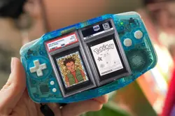 PSA 8 NM/MT 1999 MERLIN POKEMON S27 BROCK-PRISM - Image 2