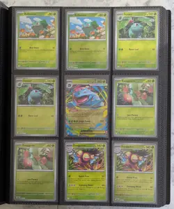 Pokemon Mega Evolution Complete Base Set - Including Reverse Holo And Binder - Image 1