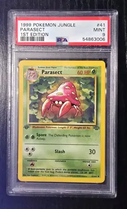Pokemon - Parasect 1st Edition - Jungle Set - #41/64 - PSA 9 - Image 1