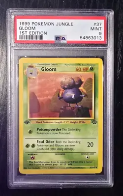Pokemon - Gloom 1st Edition - Jungle Set - #37 - PSA 9 - Image 1