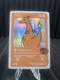 Ditto (Charizard) #78 - Holo Foil - After Skool Hobby Series 2 Fan Art - Pokemon - Image 1