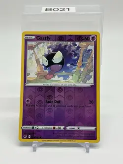 Pokemon 2020 Reverse Holo Gastly 083/202 sword shield base - Image 1