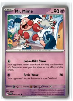 2024 Scarlet & Violet Series - Temporal Forces Mr. Mime #63 Common - Image 1