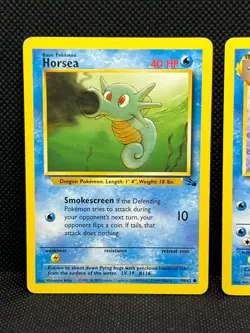 Pokemon Tcg Horsea 49/62 & Seadra 42/62 Fossil Set Non-Holo - Image 2