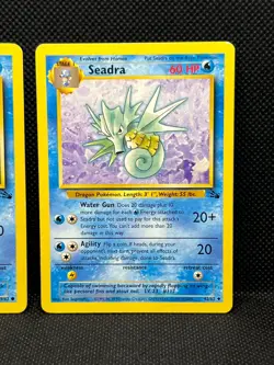 Pokemon Tcg Horsea 49/62 & Seadra 42/62 Fossil Set Non-Holo - Image 3