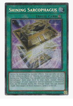 Shining Sarcophagus - MP25-EN005 - Starlight Rare YuGiOh - Image 1