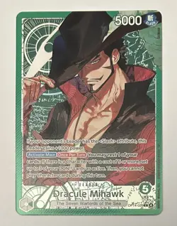 Dracule Mihawk - OP14-020 (Alternate Art) OP14-020 The Azure Sea's Seven Foil - Image 1