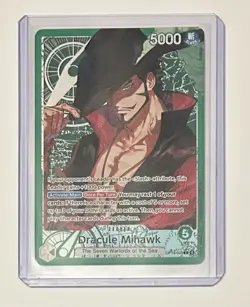 Dracule Mihawk - OP14-020 (Alternate Art) OP14-020 The Azure Sea's Seven Foil - Image 3