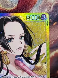 One Piece TCG Boa Hancock OP14-041 (Alternate Art) The Azure Sea's Seven - Image 4