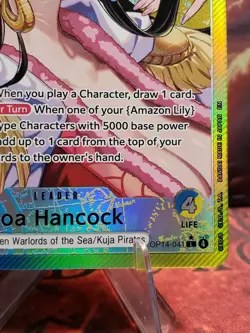 One Piece TCG Boa Hancock OP14-041 (Alternate Art) The Azure Sea's Seven - Image 5