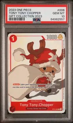 2023 ONE PIECE GIFT COLLECTION 2023 #006 TONY TONY CHOPPER PSA 10 ENGLISH - Image 1
