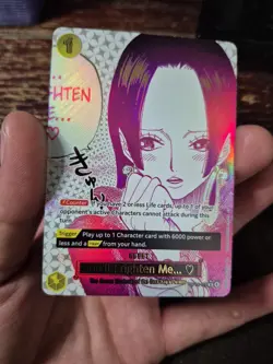 You’ll Frighten Me (Alternate Art) OP14-118 One Piece-The Azure Sea’s Seven MINT - Image 3