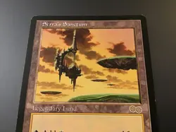MTG Urza's Saga #325 Serra's Sanctum MP - Image 2