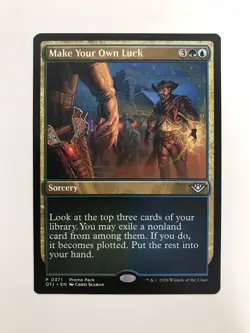 Make Your Own Luck Promo Pack MTG Magic the Gathering Card NM Near Mint OTJ - Image 1