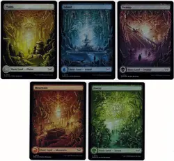MTG Duskmourn: House of Horrors Set of Full Art Lands Foil (Common) - Image 2