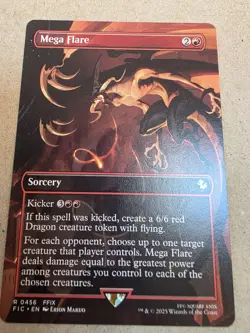 Mega Flare - (Borderless) Commander: Final Fantasy Regular - Mtg - Image 1