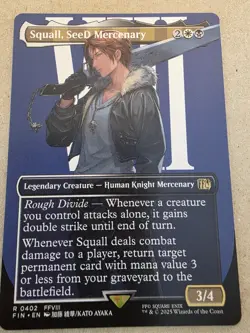 Squall, SeeD Mercenary - (Borderless) Final Fantasy Regular - Mtg - Image 1