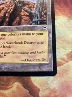 MTG Wasteland Tempest Moderately Played Condition Rare Land Vintage!! - Image 5