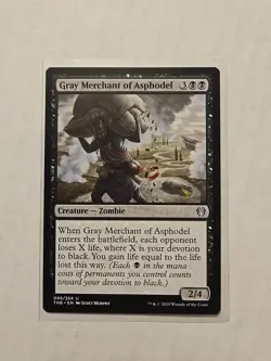 Gray Merchant of Asphodel - Theros Beyond Death - LP - Uncommon - Creature - MTG - Image 1