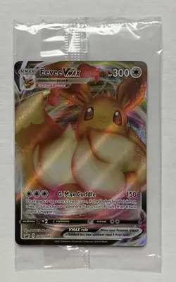 Pokemon TCG Eevee VMAX SWSH087 Black Star Promo Sealed NM - Image 1