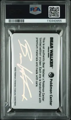 2022 POKEMON CENTER X BEAR WALKER COLL CARDS UMBREON PSA 10 - Image 2
