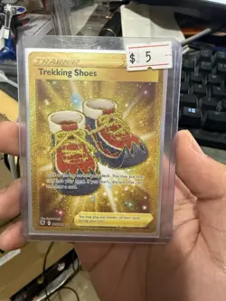 Pokemon Trekking Shoes (Secret) SWSH10: Astral Radiance 215/189 Near Mint NM - Image 1
