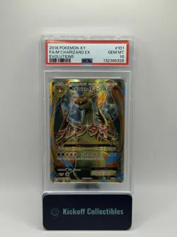 2016 Pokemon XY Evolutions M Charizard EX #101/108 PSA 10 - Image 1