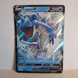 Lapras V - 049/202 - Sword & Shield Base Set Ultra Rare Pokemon Card - LP - Image 1