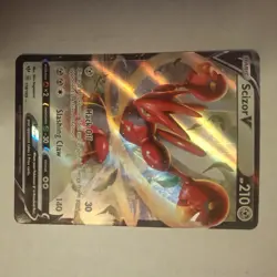 Scizor V 118/189 Swsh03: Darkness Ablaze Holo Ultra Rare Pokemon TCG - NM - Image 3