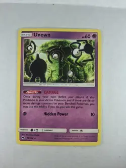 LP Unown (90) Rare SM - Lost Thunder 90/214 Pokemon TCG - Image 4