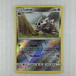 Pokemon Reverse Holo Lairon SM - Unbroken Bonds 124/214 NM Fast Shipping - Image 3