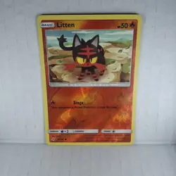 Litten Pokemon TCG 26/214 Reverse Holo Near Mint Unbroken Bonds NM Fast Shipping - Image 1