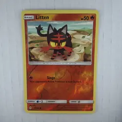 Litten Pokemon TCG 26/214 Reverse Holo Near Mint Unbroken Bonds NM Fast Shipping - Image 3