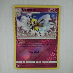 Ribombee 93/149 Rare Reverse Holo Pokemon SM1 Sun & Moon Base NM Fast Shipping - Image 3