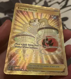 Energy Switch 212/195 Secret Rare (Gold) SWSH12: Silver Tempest NM- Pokemon TCG - Image 3
