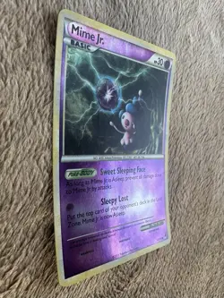 2011 Pokemon TCG Call Of Legends Mime Jr. Reverse Holo 47/95 LP - Image 4