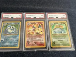 COMPLETE Pokemon Base Set, Fossil, & Jungle Unlimited PSA 9 Master Set 230/230 - Image 3