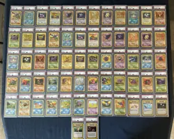 COMPLETE Pokemon Base Set, Fossil, & Jungle Unlimited PSA 9 Master Set 230/230 - Image 4