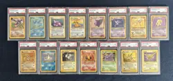 COMPLETE Pokemon Base Set, Fossil, & Jungle Unlimited PSA 9 Master Set 230/230 - Image 5