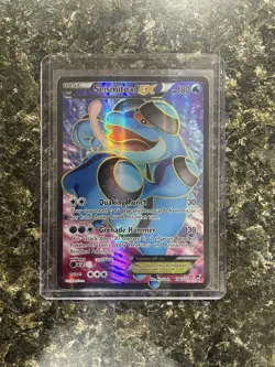 Pokemon TCG Seismitoad EX 106/111 Full Art Holo XY Furious Fists - Image 1