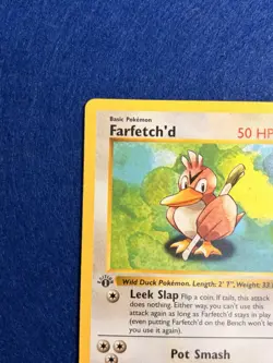 Farfetch’d 27/102 1st Edition Base Set WOTC Vintage Pokemon 1999 - Image 3