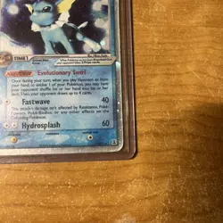 Vaporeon EX Pokemon TCG Delta Species 110/113 Holo Rare Heavily Played-Damaged - Image 5