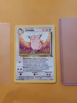 Pokemon Clefable Non Holo Jungle Unlimited 17/64 WOTC LP - Image 1