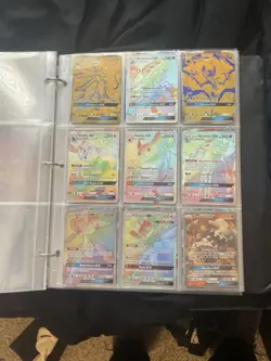 Large Pokemon Binder Collection 200+! Include All Types Of Cards! Most Are Nm - Image 1