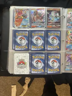 Large Pokemon Binder Collection 200+! Include All Types Of Cards! Most Are Nm - Image 3
