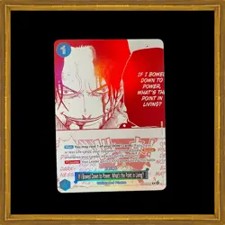 If I Bowed Down to Power OP13-057 - 3rd Anniversary Treasure Campaign Pack Promo - Image 1