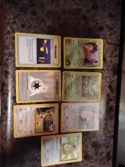 Pokemon Cards Vintage Wizards Of The Coast Damaged Cards - Image 1