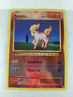 Pokemon TCG Ponyta Card 19/108 XY Evolutions Reverse Holo Near Mint - Image 3